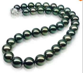 gorgeous 11-12mm natural real TAHITIAN green pearl necklace 17inch >Factory Giftword mujer for women gift silver-jewelry
gorgeous 11-12mm natural real TAHITIAN green pearl necklace 17inch >Factory Giftword mujer for women gift silver-jewelry