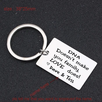 Engraved DNA Doesn't Make You Family Love Does Keychain Personalized Name For Stepfather Stepmother Gift Key Ring Holder Key Tag
Engraved DNA Doesn't Make You Family Love Does Keychain Personalized Name For Stepfather Stepmother Gift Key Ring Holder Key Tag