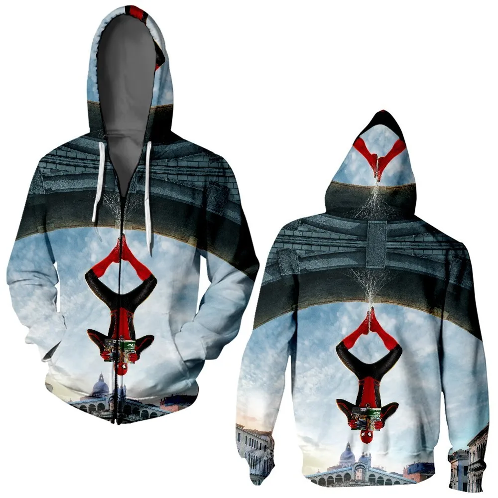 3D Spider-Man Zip Up Hoodie Sweatshirts Long Sleeve Zipper Men Woman Masked Spiderman Spiderman Hoodie Cosplay Sweatshirt Jacket
3D Spider-Man Zip Up Hoodie Sweatshirts Long Sleeve Zipper Men Woman Masked Spiderman Spiderman Hoodie Cosplay Sweatshirt Jacket