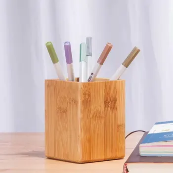 Desktop Cosmetic Organizer Pencil Storage Boxes Bins Bamboo Pen Holder Office Stationery Storage Box For Jewelry Organizer Tools
Desktop Cosmetic Organizer Pencil Storage Boxes Bins Bamboo Pen Holder Office Stationery Storage Box For Jewelry Organizer Tools