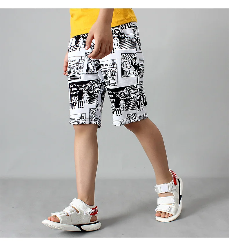 Childrens Fashion Full-Printed Shorts