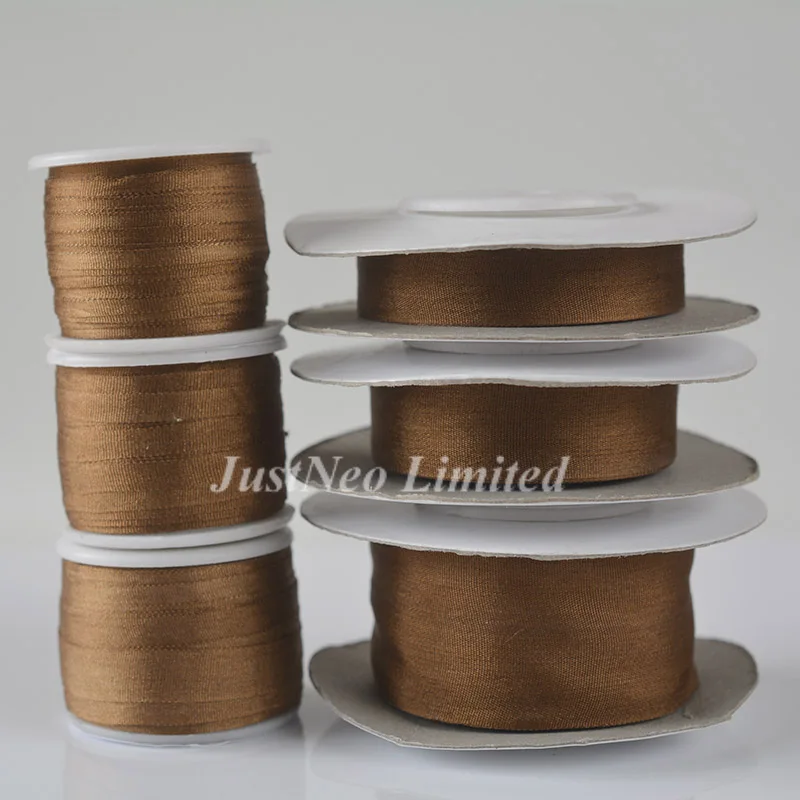 278 Brown 100% Real Pure Silk Embroidery Ribbon Handcraft,Double Face Taffeta Silk Tape 2/4/7/10/13/25mm,10/30/100m pk
278 Brown 100% Real Pure Silk Embroidery Ribbon Handcraft,Double Face Taffeta Silk Tape 2/4/7/10/13/25mm,10/30/100m pk