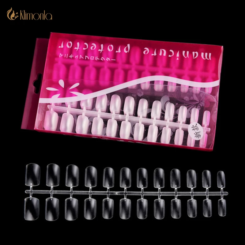 12pcs Transparent False Nails 24 Tips Short Scrub Full Cover Fake Nails UV Gel Acrylic Practice Nail Art Display Tools
12pcs Transparent False Nails 24 Tips Short Scrub Full Cover Fake Nails UV Gel Acrylic Practice Nail Art Display Tools