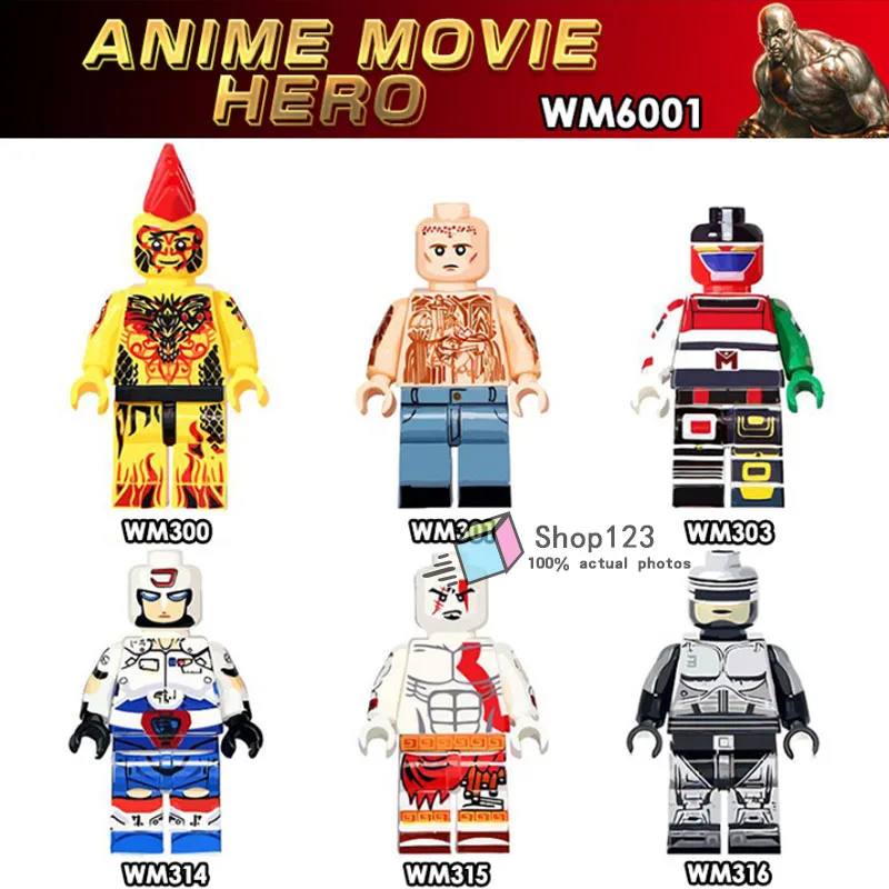 Single Sale Movie Mr.Incredible Michael J Scofield Godmars Kratos Plawres WM6001 Building Blocks Bricks Children Toys Gifts
Single Sale Movie Mr.Incredible Michael J Scofield Godmars Kratos Plawres WM6001 Building Blocks Bricks Children Toys Gifts