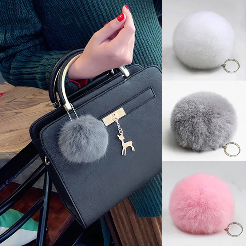 2018 Fashion Artificial Rabbit Fur Ball Keychain Cute Pompom Key Ring Lovely Fluffy Fur Rabbit Ear Pendant Keychain Rings women
2018 Fashion Artificial Rabbit Fur Ball Keychain Cute Pompom Key Ring Lovely Fluffy Fur Rabbit Ear Pendant Keychain Rings women