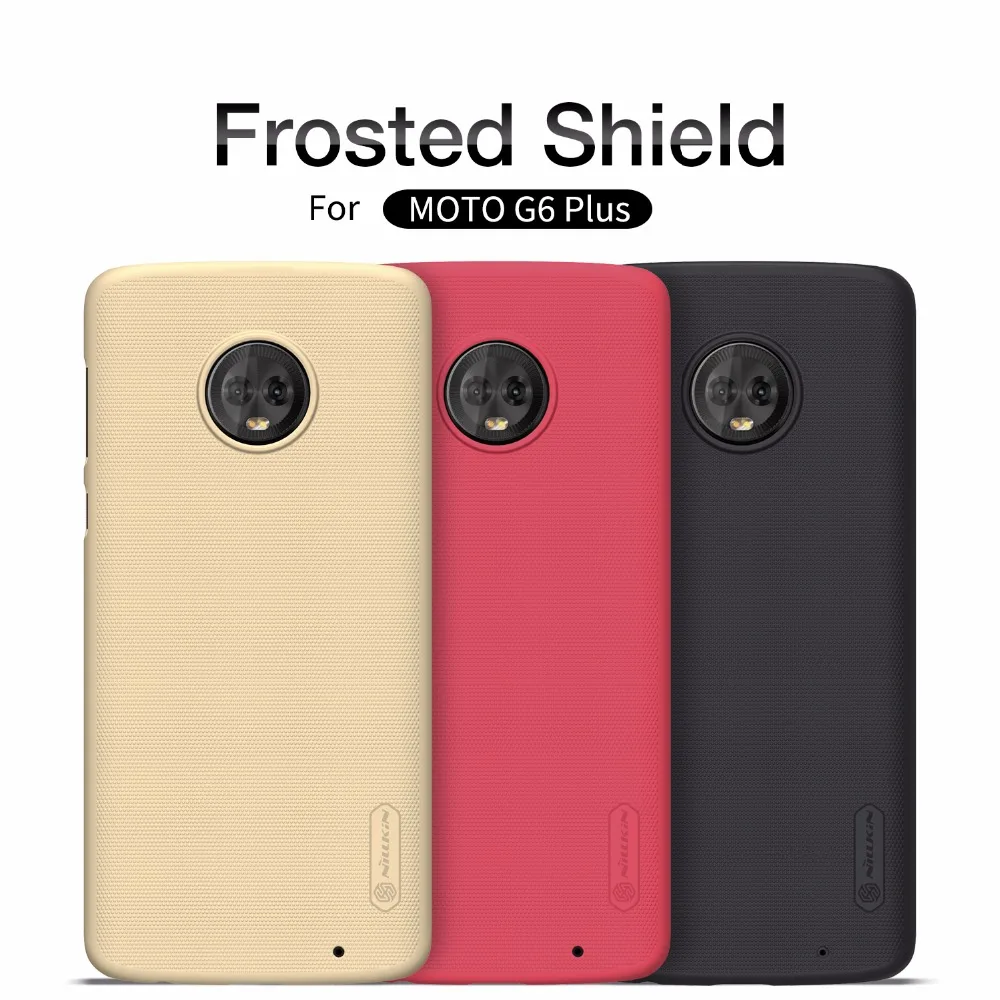 For Motorola Moto G6 Plus Case Nillkin Frosted Shield Hard Back Cover Case With Screen Protector For VIBE P1 phone bags
For Motorola Moto G6 Plus Case Nillkin Frosted Shield Hard Back Cover Case With Screen Protector For VIBE P1 phone bags