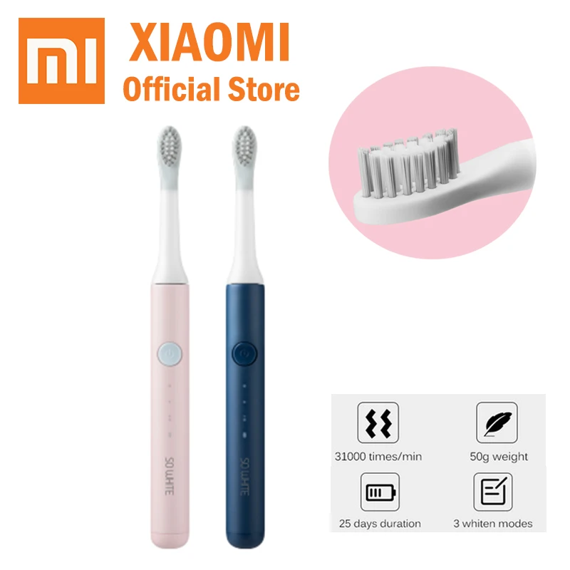 Xiaomi Mijia SOWHITE EX3 Sonic Electric Toothbrush DuPont brush Ultrasonic Whitening deep cleaning USB Rechargeable waterproof
Xiaomi Mijia SOWHITE EX3 Sonic Electric Toothbrush DuPont brush Ultrasonic Whitening deep cleaning USB Rechargeable waterproof