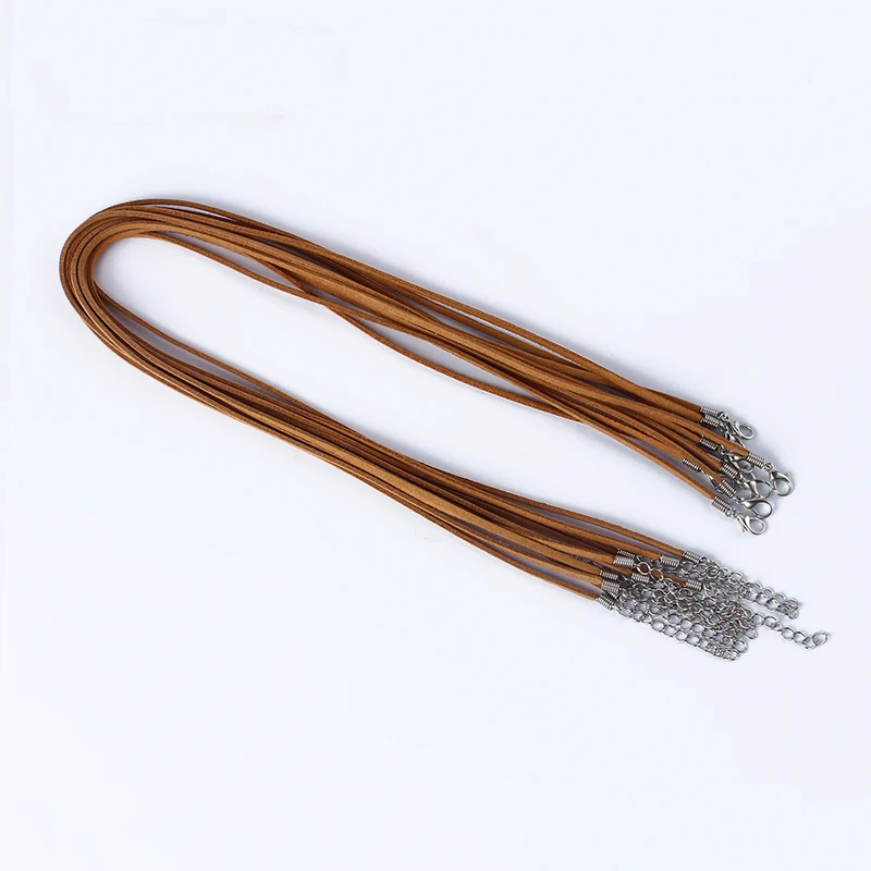 50pcs Brown Faux Suede Leather Cord Jewelry Material / Necklace Jewelry Making / Length 17inch + 2inch Extension Chain
50pcs Brown Faux Suede Leather Cord Jewelry Material / Necklace Jewelry Making / Length 17inch + 2inch Extension Chain