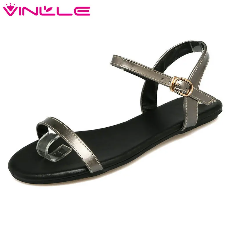 VINLLE 2018 Women Sandals Women Shoes Platform Ankle Strap Low Heel Casual PU Leather Slingback Summer Women Sandals Size 34-43
VINLLE 2018 Women Sandals Women Shoes Platform Ankle Strap Low Heel Casual PU Leather Slingback Summer Women Sandals Size 34-43