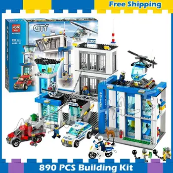 890pcs City Police Station New Construction Helicopter 10424 Model Building Blocks Children Gifts sets Kit Compatible With 
890pcs City Police Station New Construction Helicopter 10424 Model Building Blocks Children Gifts sets Kit Compatible With