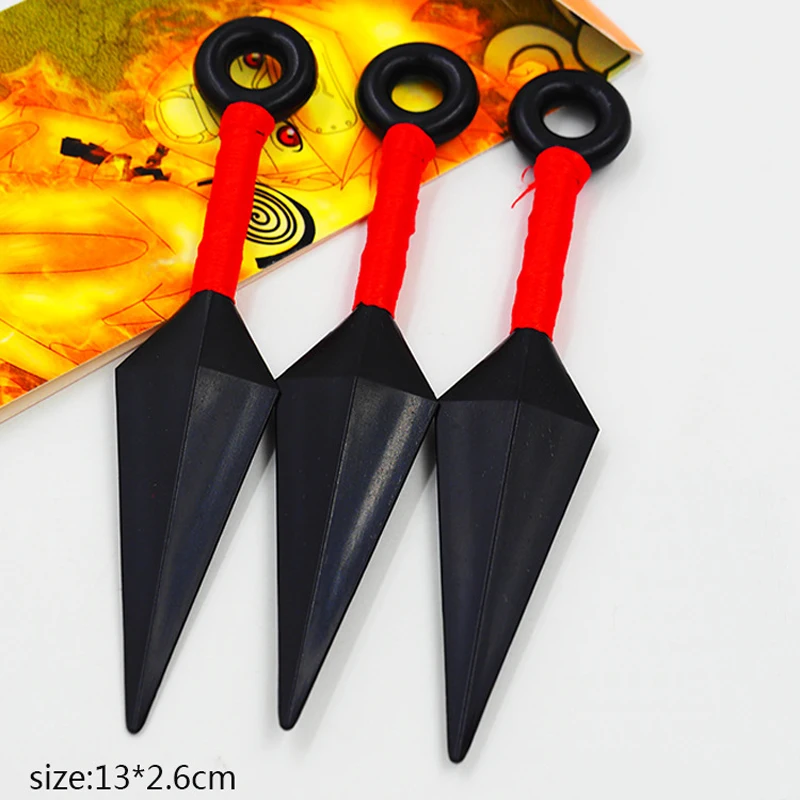 High Quality 3PCS Anime Naruto Weapon Props Ninja Uzumaki Kunai Shuriken Throwing Cosplay Toy Accessories Props
High Quality 3PCS Anime Naruto Weapon Props Ninja Uzumaki Kunai Shuriken Throwing Cosplay Toy Accessories Props