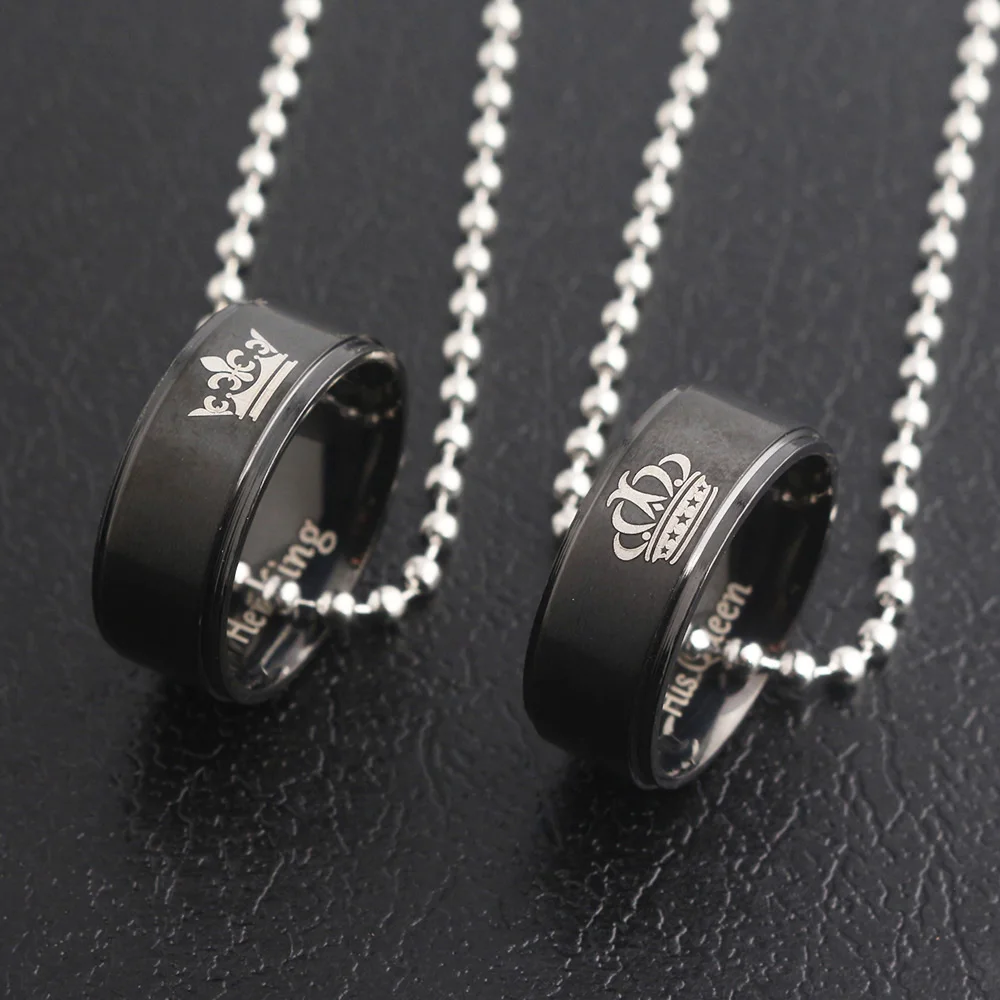 Hot Sale Her King His Queen Crown Necklace Pendants Heart Lover Women Men Souvenir Party Valentine's Day Gift Jewelry Gift
Hot Sale Her King His Queen Crown Necklace Pendants Heart Lover Women Men Souvenir Party Valentine's Day Gift Jewelry Gift
