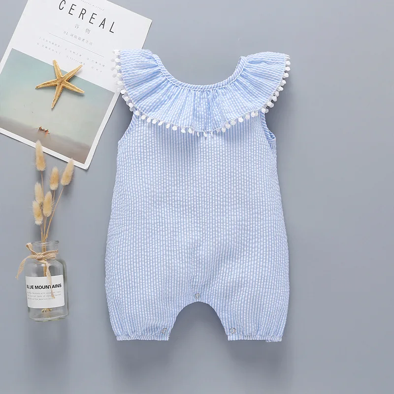 Ins 2019 new summer mother kids girls clothes light blue cute newborn girl clothing sleeveless cotton children romper
Ins 2019 new summer mother kids girls clothes light blue cute newborn girl clothing sleeveless cotton children romper