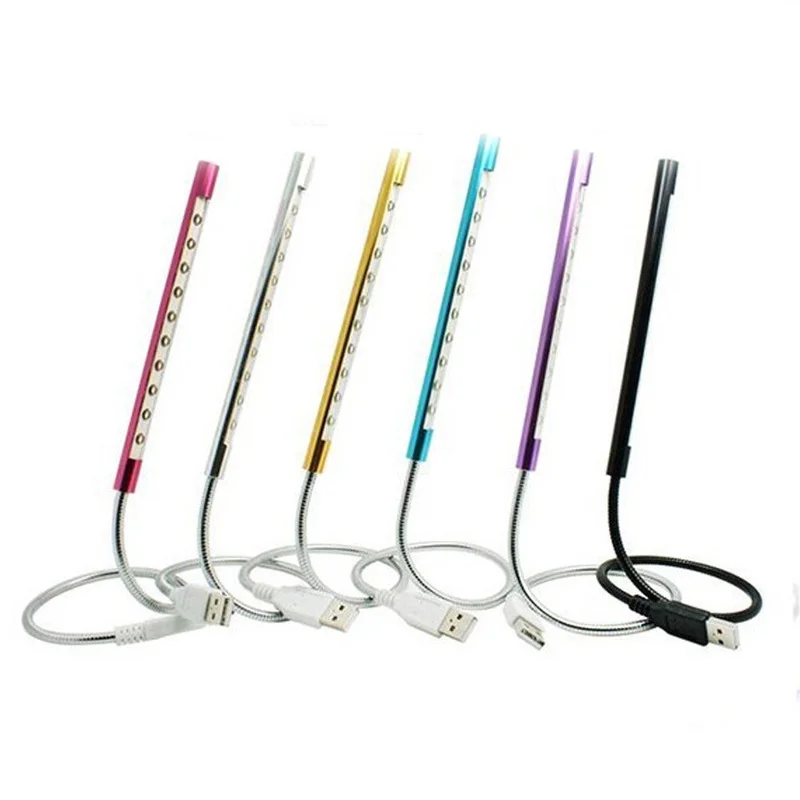 USB light Metal Material USB Portable LED Light Lamp 10 LEDs Flexible Book Reading Lights for Notebook Laptop PC Computer
USB light Metal Material USB Portable LED Light Lamp 10 LEDs Flexible Book Reading Lights for Notebook Laptop PC Computer