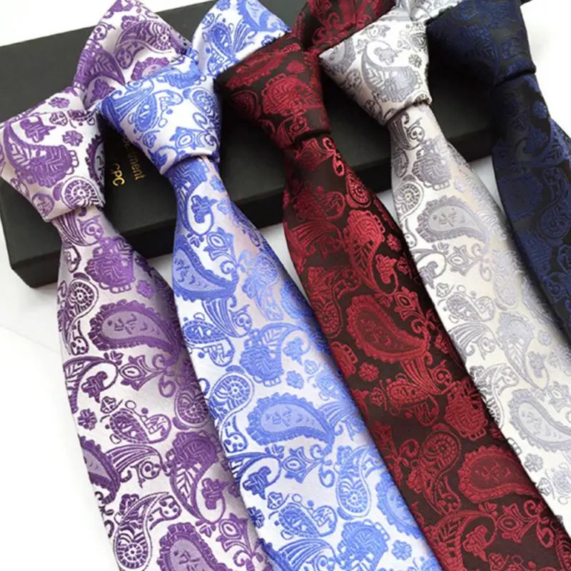 Stylish Men Tie Plaid Paisley Neck Ties for Men Necktie Classic Wear Business Wedding Tie Party Gravatas 2018
Stylish Men Tie Plaid Paisley Neck Ties for Men Necktie Classic Wear Business Wedding Tie Party Gravatas 2018