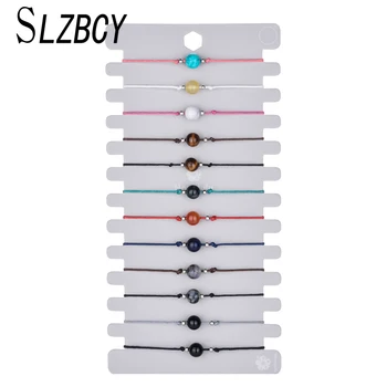 SLZBCY Bohemian Natural Stone Beaded Bracelets Bangles for Women Adjustable Charms Bracelet Wristband Handmade Jewelry 12pcs/set
SLZBCY Bohemian Natural Stone Beaded Bracelets Bangles for Women Adjustable Charms Bracelet Wristband Handmade Jewelry 12pcs/set