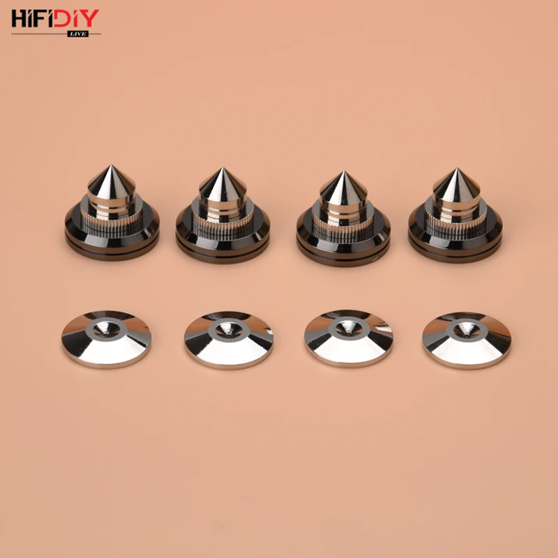 HIFIDIY LIVE 4PCS/Sets speaker Stand Feet Foot Pad zinc alloy metal silvery (NOT pure copper) Spikes Cone Floor Foot Nail M28*26
HIFIDIY LIVE 4PCS/Sets speaker Stand Feet Foot Pad zinc alloy metal silvery (NOT pure copper) Spikes Cone Floor Foot Nail M28*26