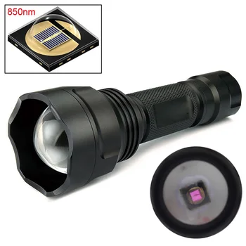 UF-1505 Infrared Red IR 850nm Zoomable 1-Mode IR Flashlight Oslon SFH 4716S Black Series 850nm 1 Mode Night Vision (1 x 18650)
UF-1505 Infrared Red IR 850nm Zoomable 1-Mode IR Flashlight Oslon SFH 4716S Black Series 850nm 1 Mode Night Vision (1 x 18650)