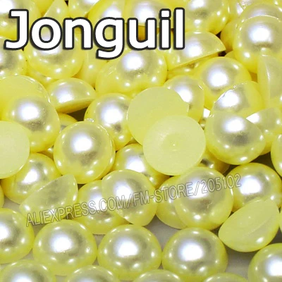Jonguil Yellow Half Round bead Mix Sizes 2mm 3mm 4mm 5mm 6mm 8mm 12mm imitation ABS Flat back Pearl DIY Nail jewelry Accessory
Jonguil Yellow Half Round bead Mix Sizes 2mm 3mm 4mm 5mm 6mm 8mm 12mm imitation ABS Flat back Pearl DIY Nail jewelry Accessory