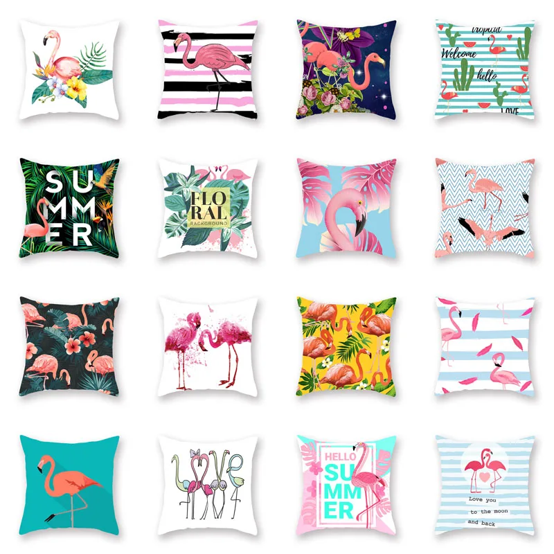 2019 explosion models home sofa pillowcase Nordic summer flamingo pattern pillow cover car seat pillow cushion cover
2019 explosion models home sofa pillowcase Nordic summer flamingo pattern pillow cover car seat pillow cushion cover