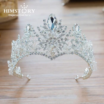 HIMSTORY Handmade Luxury Clear Crystal Rhinestone Hair Crowm Pageant Wedding Tiara Bridal Prom Crown Hair Accessory Hairwear
HIMSTORY Handmade Luxury Clear Crystal Rhinestone Hair Crowm Pageant Wedding Tiara Bridal Prom Crown Hair Accessory Hairwear
