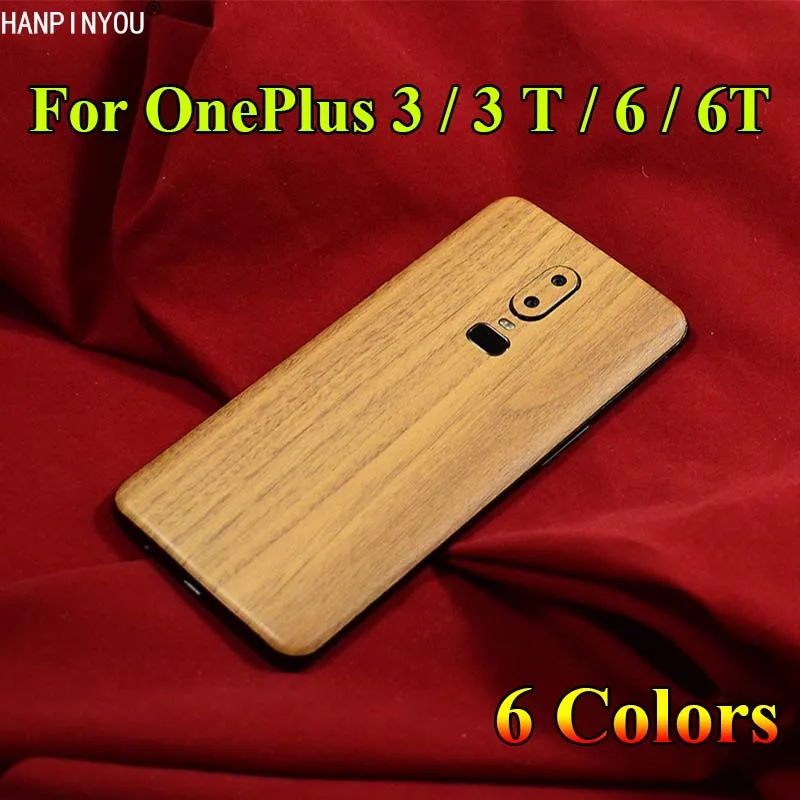 For OnePlus 3 3T 6 6T 1+ Fashion Full Back Cover 3D Imitation Wood Grain Protection Skin Decal Sticker Film (Not a Case) |