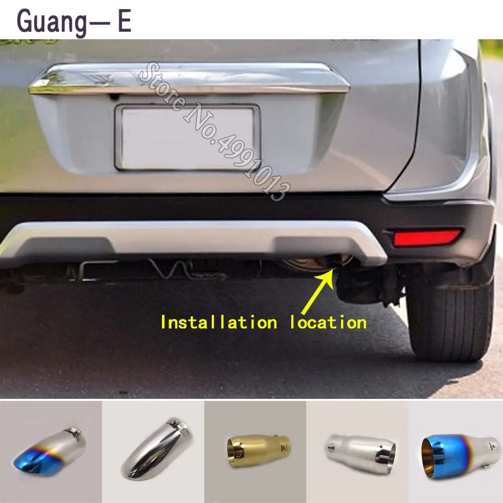 For Nissan BRV BR-V 2015-2017 car stickers cover muffler exterior back end pipe dedicate exhaust tip tail outlet ornament 1pcs
For Nissan BRV BR-V 2015-2017 car stickers cover muffler exterior back end pipe dedicate exhaust tip tail outlet ornament 1pcs