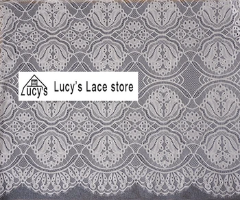 European hot lady dress lace material off white, Black 3 meters! 2019 Top quality eyelash french lace for boutique
European hot lady dress lace material off white, Black 3 meters! 2019 Top quality eyelash french lace for boutique