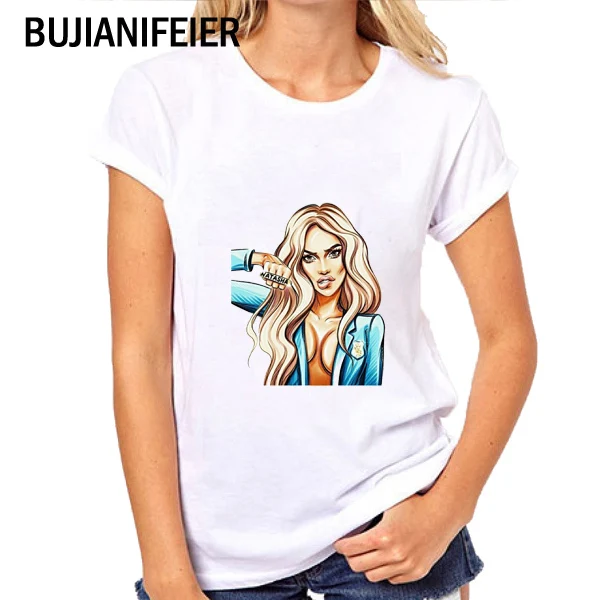 BUJIANIFEIER NEW GIRL SUMMER girl wearing a wreath T shirts Short sleeves for women's wear cartoon perfume printed T-shirt
BUJIANIFEIER NEW GIRL SUMMER girl wearing a wreath T shirts Short sleeves for women's wear cartoon perfume printed T-shirt