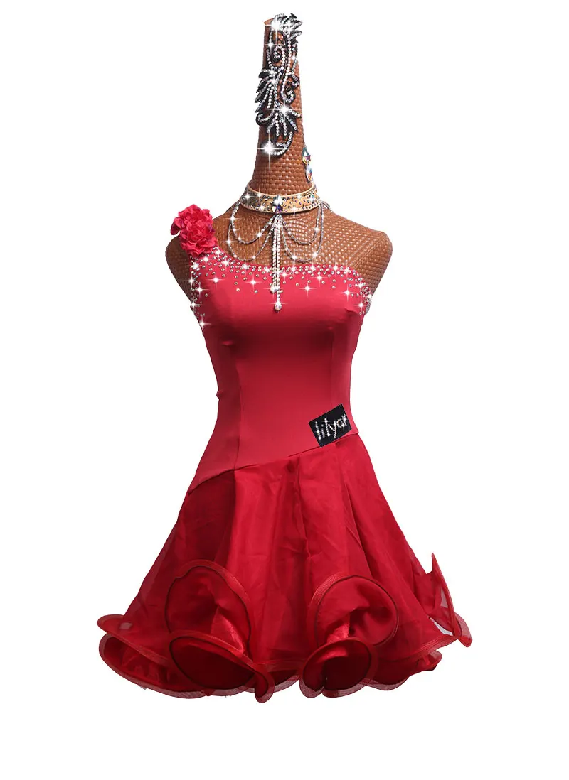Rhinestones Latin Dance Dress Women High Qaulity Custom Made Tango Rumba Samba Dress Cha-cha Latin Competition Dancing Dresses
Rhinestones Latin Dance Dress Women High Qaulity Custom Made Tango Rumba Samba Dress Cha-cha Latin Competition Dancing Dresses