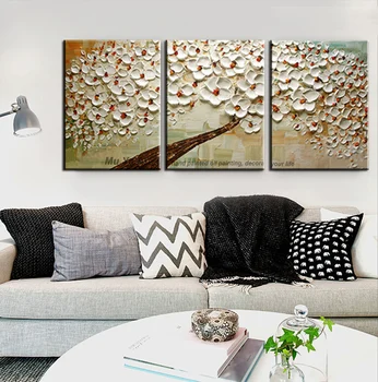 MUYA modern abstract canvas art decorative canvas painting triptych palette knife painting white cherry blossom painting tree
MUYA modern abstract canvas art decorative canvas painting triptych palette knife painting white cherry blossom painting tree