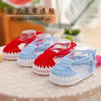 QYFLYXUEWeave Tie Baby Baby Sandals Milk Wool Thread Cotton Thread Sandals For Baby Boys Infant Girl Sandals 
QYFLYXUEWeave Tie Baby Baby Sandals Milk Wool Thread Cotton Thread Sandals For Baby Boys Infant Girl Sandals
