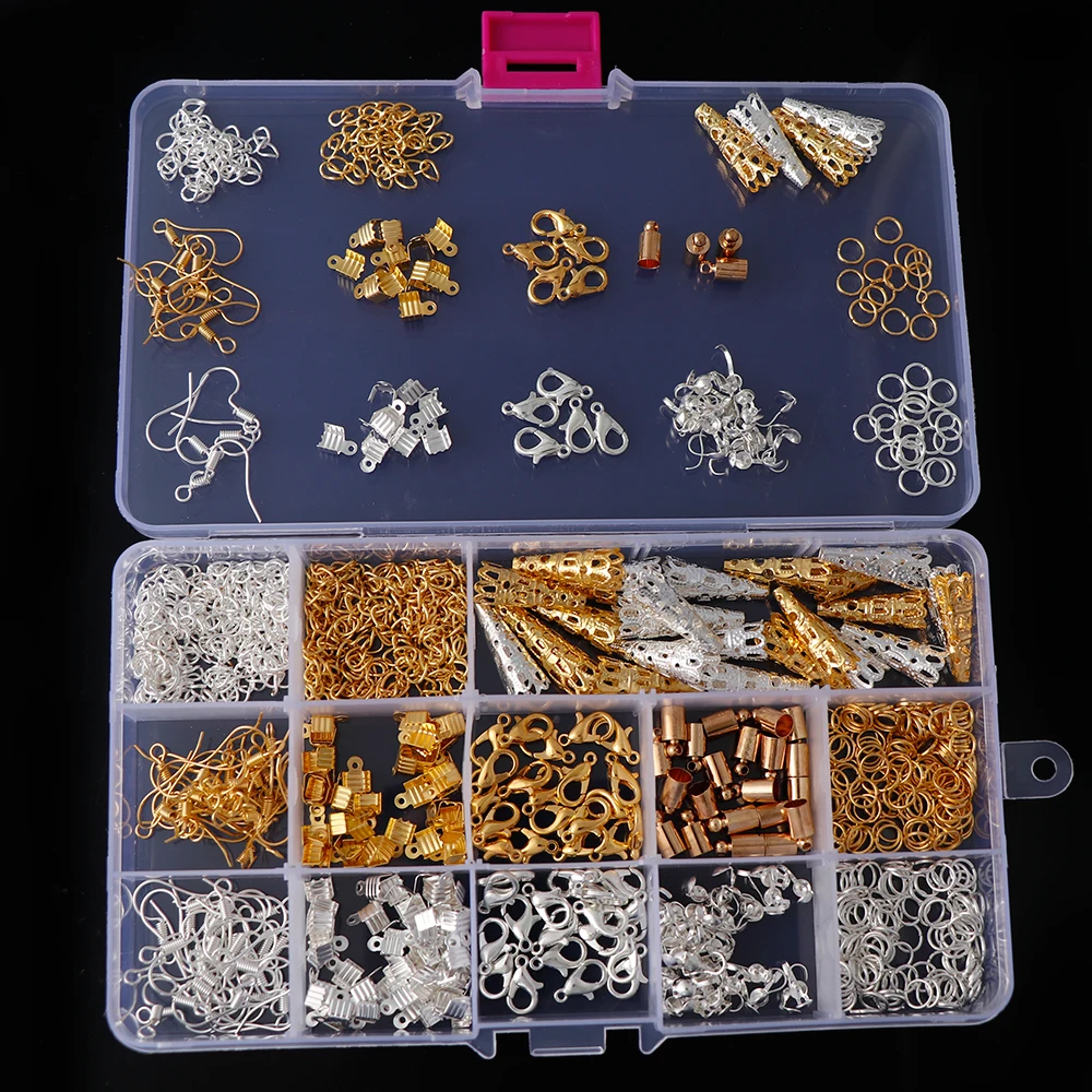 2 Styles Basic Accessories Set Silver + ImitationGold And White k + Imitation Gold Jewelry Accessories & Findings
2 Styles Basic Accessories Set Silver + ImitationGold And White k + Imitation Gold Jewelry Accessories & Findings