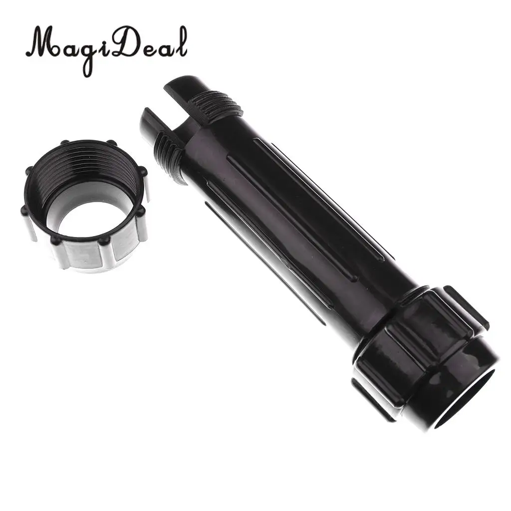 MagiDeal 2 Pieces Black Nylon Kayak Paddle Connectors Screw Joint for Kayak SUP Inflatable Boat Stand UP Paddle Board Paddle