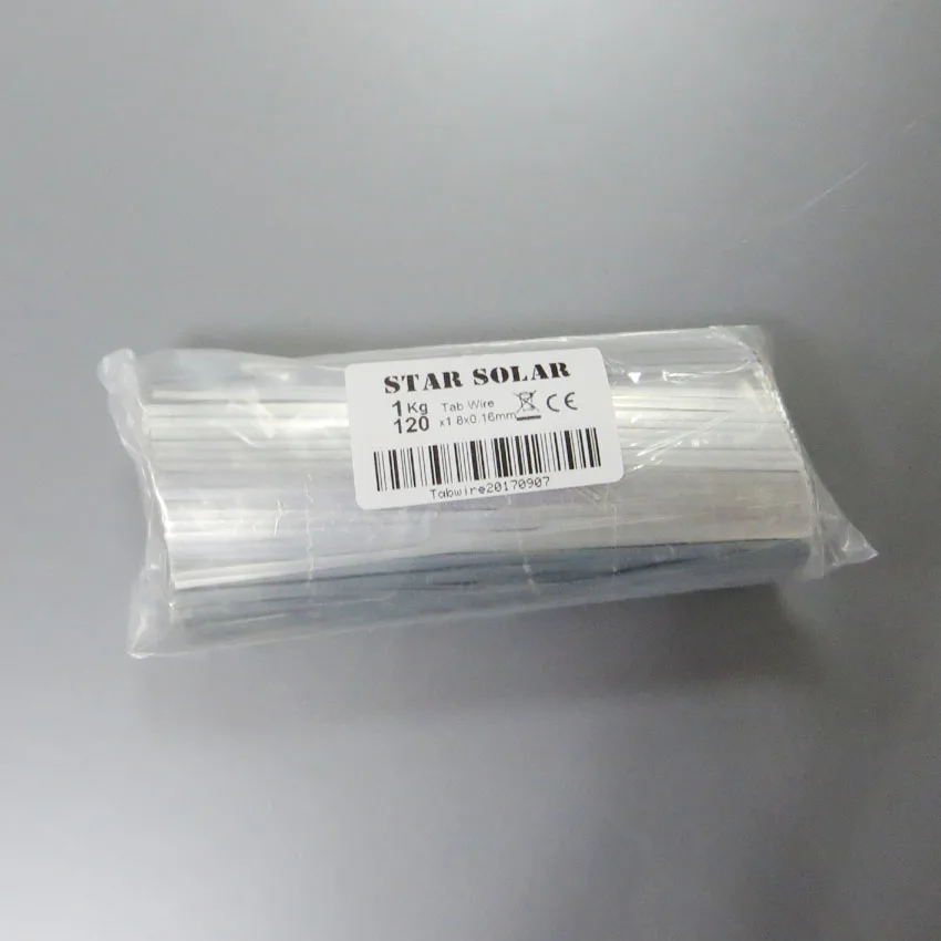 1kgx 1.80x0.16mm 60mm 120mm 180mm lenght solar tab bus bar for PV Ribbon wire for DIY connect
1kgx 1.80x0.16mm 60mm 120mm 180mm lenght solar tab bus bar for PV Ribbon wire for DIY connect