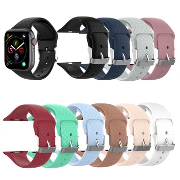50pcs New Colors Silicone Watchband for iWatch Apple Watch 1 2 3 4 40mm 44mm 38mm 42mm Sport Replacement Bracelet Strap Band
50pcs New Colors Silicone Watchband for iWatch Apple Watch 1 2 3 4 40mm 44mm 38mm 42mm Sport Replacement Bracelet Strap Band