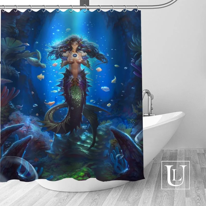 Mermaid Shower Curtains Custom Bathroom Curtain Waterproof Bathroom Fabric Polyester Shower Curtain
Mermaid Shower Curtains Custom Bathroom Curtain Waterproof Bathroom Fabric Polyester Shower Curtain
