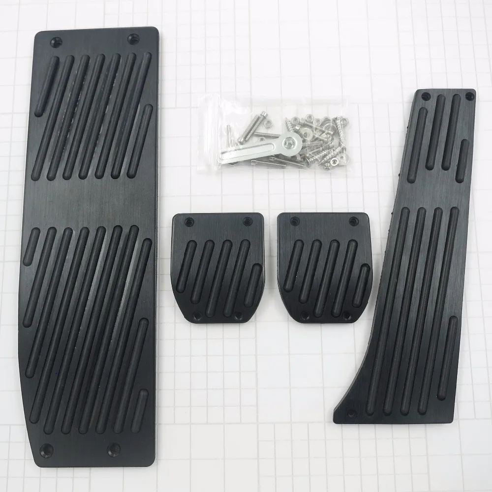 

For BMW M3 M5 E30 E32 E34 E36 E38 E39 E46 E87 E90 E91 X5 X3 Z3 Accelerator Gas Brake Antiskid AT/MT Pedals Pad, Foot Rest Covers