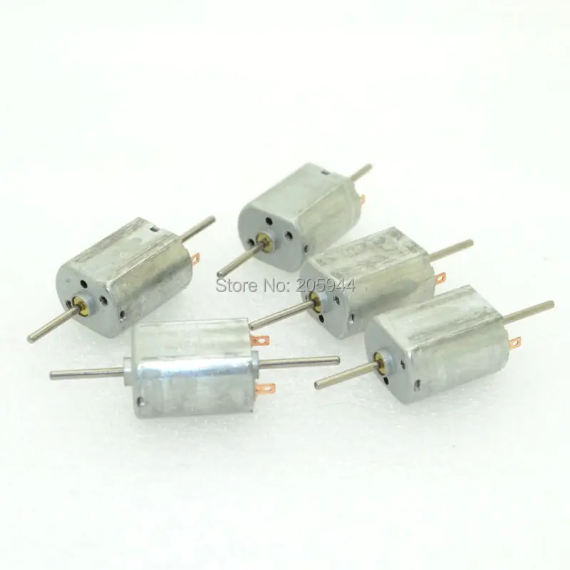 5pcs Mitsumi 030 Motor DC12V 13500RPM 12*15.5MM Micro Iron Cover Double Shaft Motor-1103
5pcs Mitsumi 030 Motor DC12V 13500RPM 12*15.5MM Micro Iron Cover Double Shaft Motor-1103