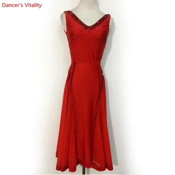 Women Latin Dance Dress Girls Latin Dance Performance Costume Sexy Sleeveless Backless Ballroom Dance Competition Clothes
Women Latin Dance Dress Girls Latin Dance Performance Costume Sexy Sleeveless Backless Ballroom Dance Competition Clothes