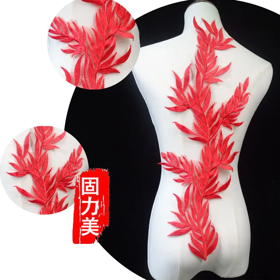 1pc 23X57cm Bamboo Leaf Neckline Lace Applique Red Burgundy Ivory Lace Collar for Fabric Apparel Sewing On Home Textiles
1pc 23X57cm Bamboo Leaf Neckline Lace Applique Red Burgundy Ivory Lace Collar for Fabric Apparel Sewing On Home Textiles