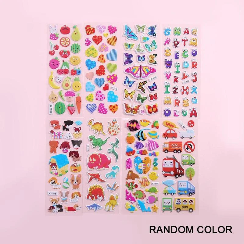1 pcs random style Bubble Stickers 3D Cartoon KIds ClassicToys Sticker School Reward Animals Cognition Puzzle early education
1 pcs random style Bubble Stickers 3D Cartoon KIds ClassicToys Sticker School Reward Animals Cognition Puzzle early education