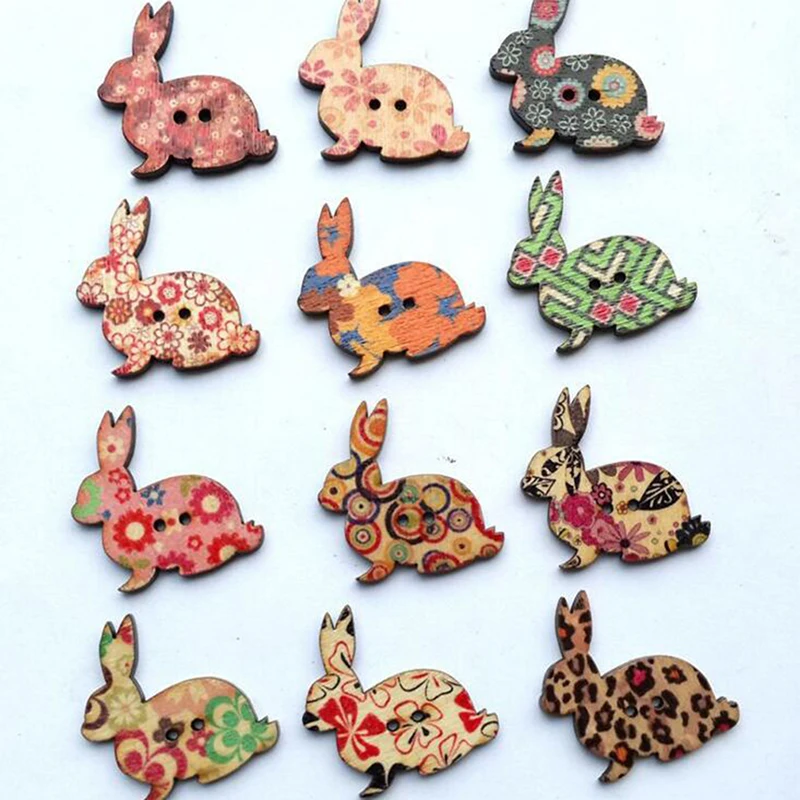 50pcs/lot Wood Buttons Colored Rabbit Bunny DIY Accessories Buttons Wood Craft Decorative Material Diy Accessories
50pcs/lot Wood Buttons Colored Rabbit Bunny DIY Accessories Buttons Wood Craft Decorative Material Diy Accessories