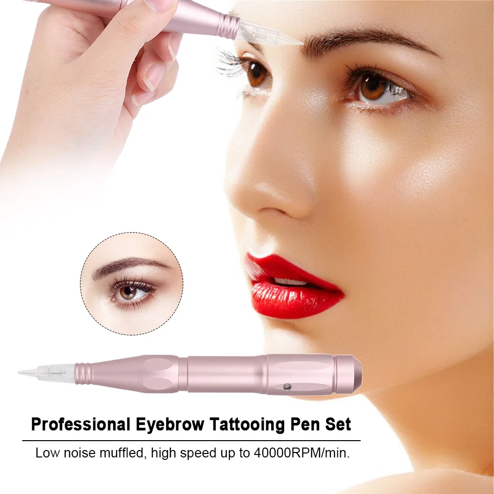Permanent Makeup Eyebrow Tattoo Machine Set Professional Eyebrow Lip Eyeliner Eye Brow Makeup Tattooing Pen Machine US Plug
Permanent Makeup Eyebrow Tattoo Machine Set Professional Eyebrow Lip Eyeliner Eye Brow Makeup Tattooing Pen Machine US Plug
