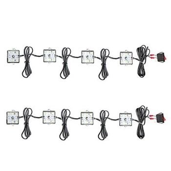 8pcs lampu truck universal truck bed light kit for bed with 48 display bright white LED indicator Bed/Rear Box Lighting Light
8pcs lampu truck universal truck bed light kit for bed with 48 display bright white LED indicator Bed/Rear Box Lighting Light