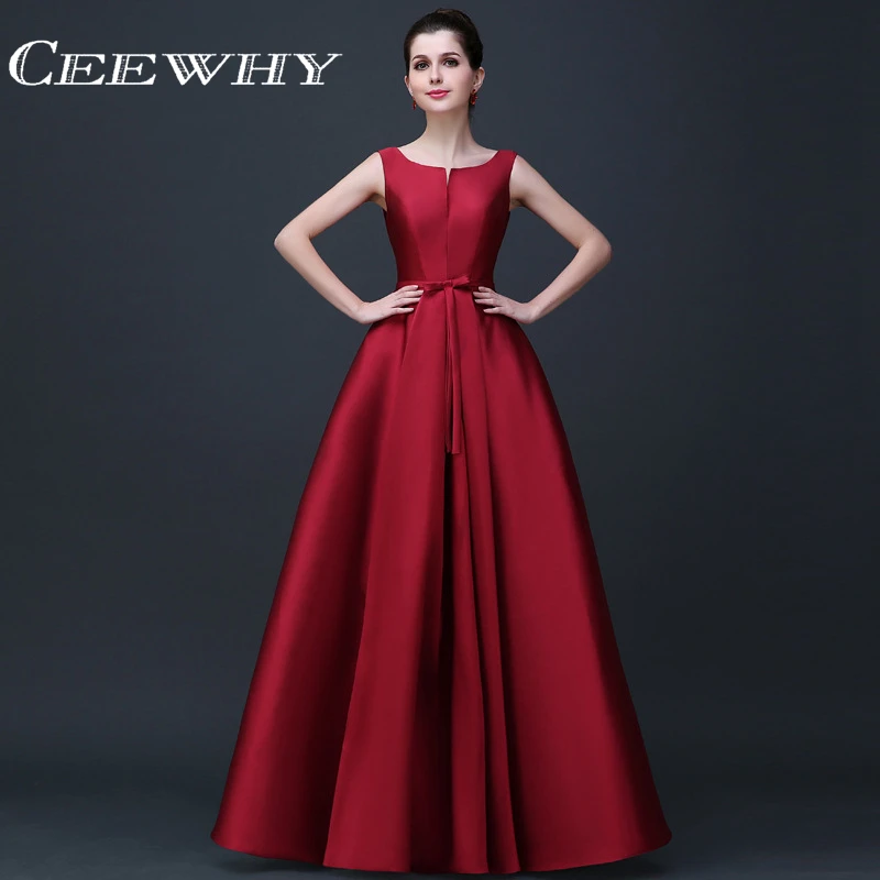 CEEWHY Sleeveless Satin Dress Elegant Evening Dresses Long A-line Prom Formal Party Dresses Vestido de Festa Abendkleider
CEEWHY Sleeveless Satin Dress Elegant Evening Dresses Long A-line Prom Formal Party Dresses Vestido de Festa Abendkleider