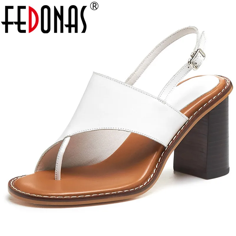 FEDONAS Classic Rome Square Toe Super High Heels Concise Women Sandals Black White Genuine Leather Buckle Office Shoes Woman
FEDONAS Classic Rome Square Toe Super High Heels Concise Women Sandals Black White Genuine Leather Buckle Office Shoes Woman
