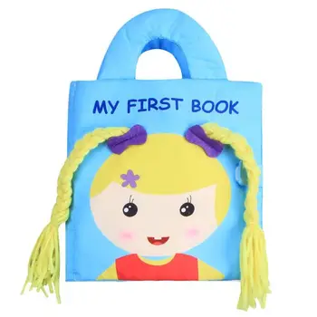 Cartoon Girl 3D Infant Cloth Book Early Cognitive Development Quiet Books Safe Tie braids Press Buttons Educational Cloth Book
Cartoon Girl 3D Infant Cloth Book Early Cognitive Development Quiet Books Safe Tie braids Press Buttons Educational Cloth Book