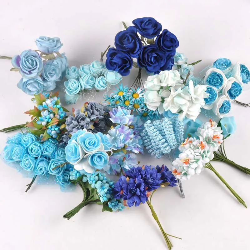 5 bouquet mixed silk/Foam Rose Artificial Flower for Wedding Home Decor DIY Craft Wreath Gift Fake Flower Scrapbooking CP2233
5 bouquet mixed silk/Foam Rose Artificial Flower for Wedding Home Decor DIY Craft Wreath Gift Fake Flower Scrapbooking CP2233