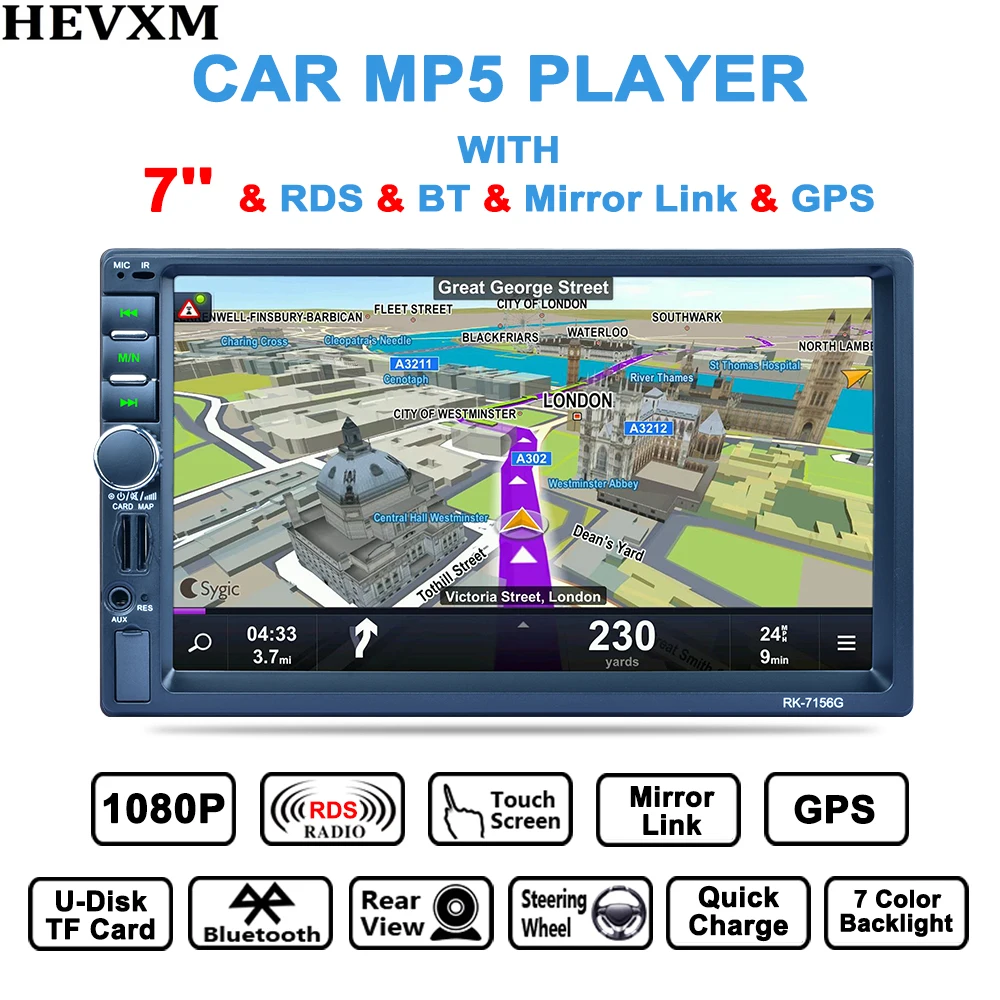 HEVXM 7" 2 Din Android Car DVD Radio Multimedia Play Universal For Volkswagen GPS Navi Headunit Radio Stereo Video Player No DVD
HEVXM 7" 2 Din Android Car DVD Radio Multimedia Play Universal For Volkswagen GPS Navi Headunit Radio Stereo Video Player No DVD